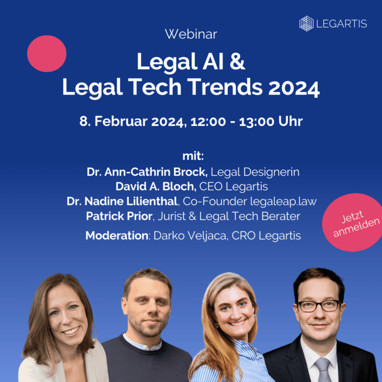 Legal Tech, AI, Trends